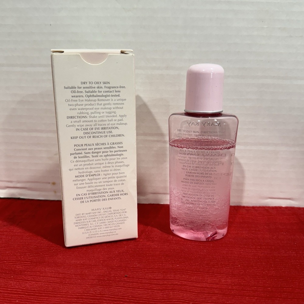 Mary Kay Oil Free Eye Makeup Remover Full Size 3.75 fl oz NOS - Picture 4 of 4